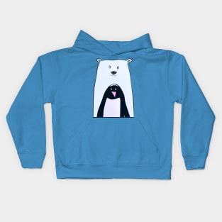 Penguin and Polar Bear Kids Hoodie